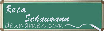 Reta Schaumann Visitenkarte